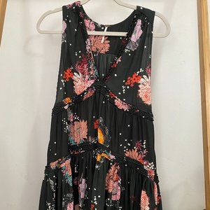 Free People floral tunic top/dress size small